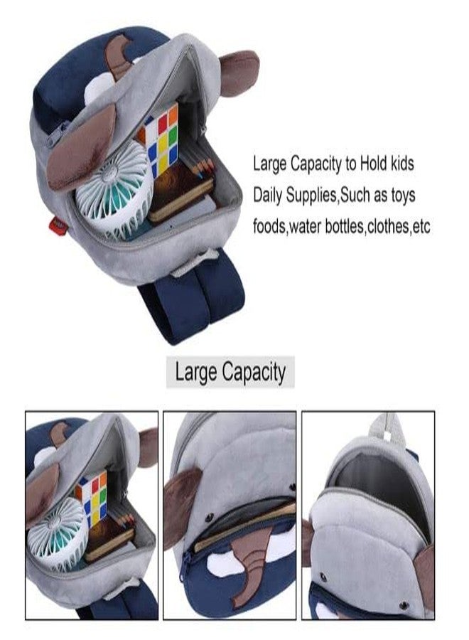 Delicado Toddler Preschool Kids Backpack for School Nursery Picnic Travelling Bag for Baby Girl Boy Age 1-5 Years (Elephant) - Image 5